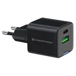 Conceptronic Φορτιστής Χωρίς Καλώδιο με Θύρα USB-A και Θύρα USB-C 20W Power Delivery / Quick Charge 3.0 / Quick Charge 2.0 Μαύρος (ALTHEA15B) - Image 3