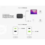 Conceptronic Φορτιστής Χωρίς Καλώδιο με Θύρα USB-A και Θύρα USB-C 20W Power Delivery / Quick Charge 3.0 / Quick Charge 2.0 Μαύρος (ALTHEA15B) - Image 7
