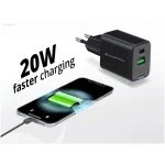 Conceptronic Φορτιστής Χωρίς Καλώδιο με Θύρα USB-A και Θύρα USB-C 20W Power Delivery / Quick Charge 3.0 / Quick Charge 2.0 Μαύρος (ALTHEA15B) - Image 8