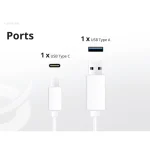 Conceptronic Φορτιστής με Θύρα USB-A και Θύρα USB-C 33W Power Delivery / Quick Charge 2.0 Λευκός (ALTHEA16W) - Image 4