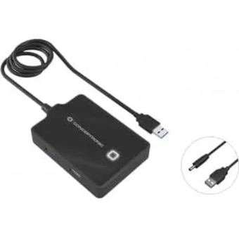 Conceptronic USB-A 3.0 x 1, USB-A 2.0 x 3 Hub 4 Θυρών USB 3.0 με σύνδεση USB-A HUBBIES10B
