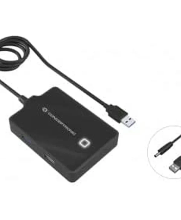 Conceptronic USB-A 3.0 x 1, USB-A 2.0 x 3 Hub 4 Θυρών USB 3.0 με σύνδεση USB-A HUBBIES10B