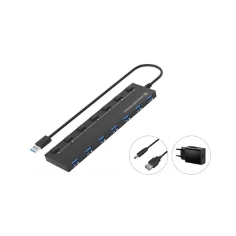 Conceptronic Hub 7 Θυρών USB 3.0 με σύνδεση USB-A HUBBIES19BP
