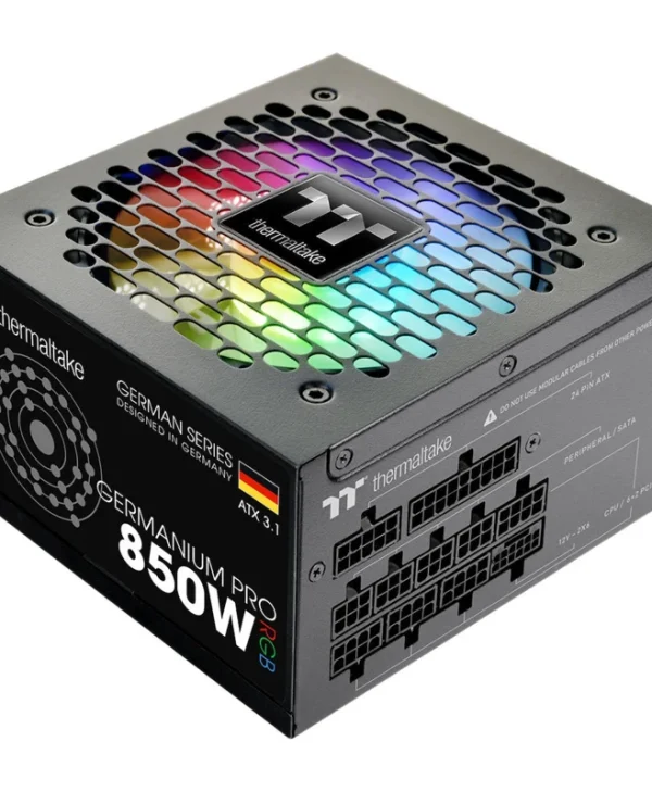 Thermaltake Germanium Pro RGB 850W Μαύρο Τροφοδοτικό Υπολογιστή Full Modular 80 Plus Gold WG0850RE