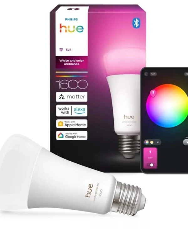 Philips Smart Λάμπα LED 11.8W για Ντουί E27 και Σχήμα A67 Θερμό Λευκό 1600lm Dimmable 929003853601