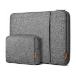 Inateck 360° Protection Σετ με Τσαντάκι Αδιάβροχη Θήκη για Laptop 13" σε Γκρι χρώμα LB01006-13S_GRAY