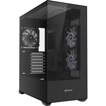 Sharkoon SK6 Gaming Midi Tower Κουτί Υπολογιστή με Πλαϊνό Παράθυρο και ARGB Φωτισμό Μαύρο 4044951045068