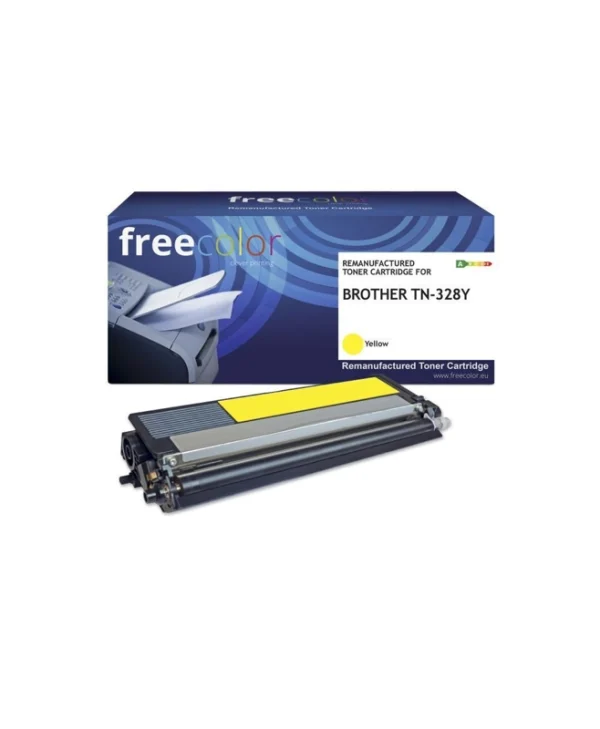 Freecolor Συμβατό Toner για Laser Εκτυπωτή Brother Brother Tn-328y 6000 Σελίδων Κίτρινο K15453F7