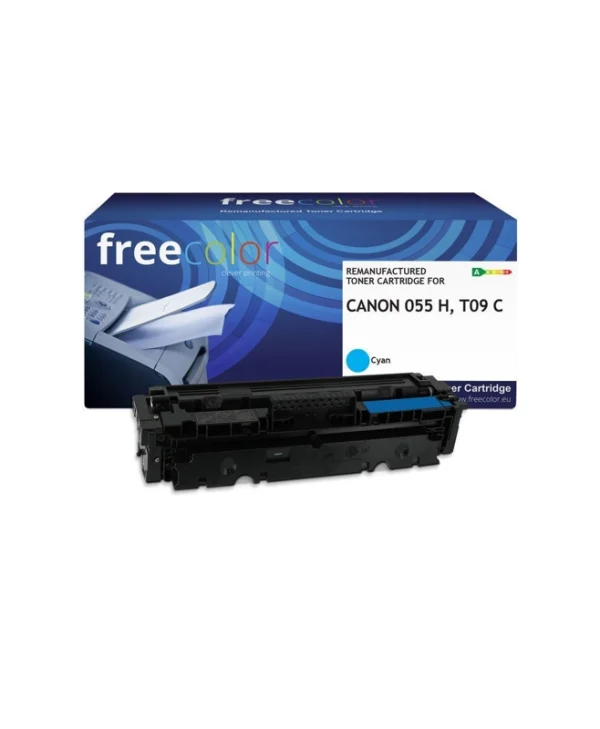 Freecolor Συμβατό Toner για Laser Εκτυπωτή Canon Canon 055h (3019c002) 5900 Σελίδων Κυανό με Chip K18833F7