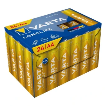 Varta Longlife Αλκαλικές Μπαταρίες AA 1.5V 24τμχ 04106229234