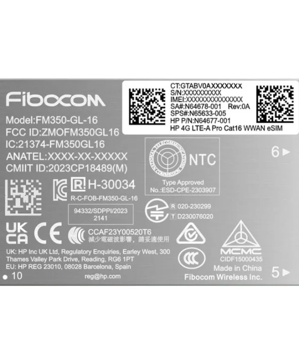 Hp 4g Lte-a Wwan Module Funkmodem AM5R3AA