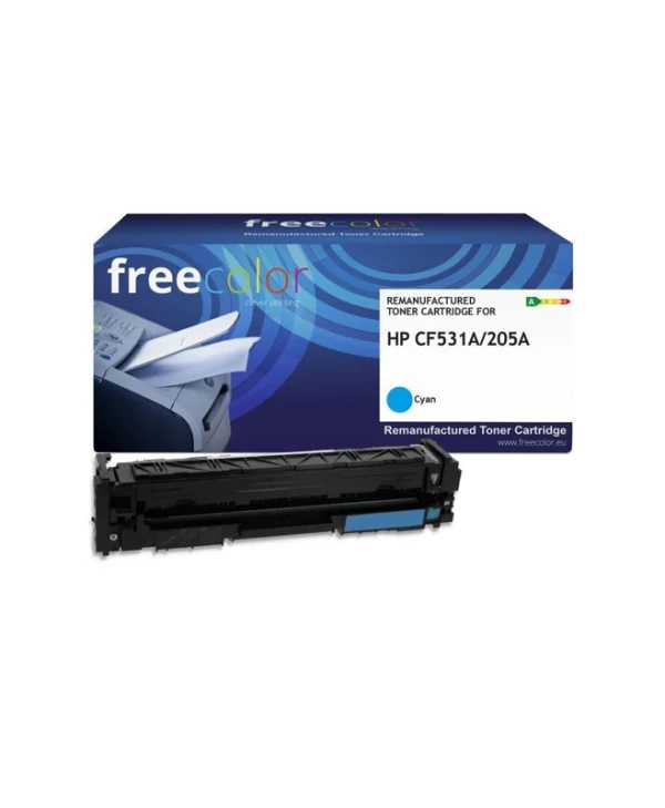 Freecolor Συμβατό Toner για Laser Εκτυπωτή HP Hp 205a (cf531a) 900 Σελίδων Κυανό K18109F7