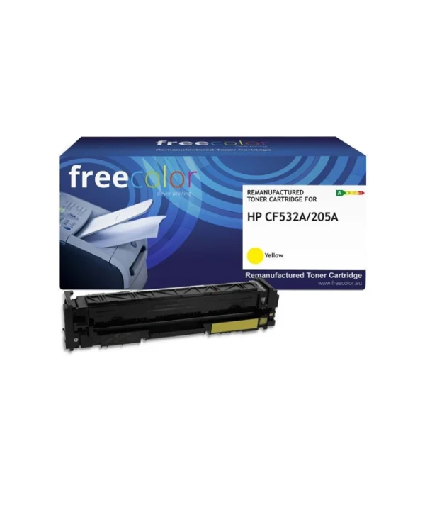 Freecolor Συμβατό Toner για Laser Εκτυπωτή HP Hp 205a (cf532a) 900 Σελίδων Κίτρινο K18111F7