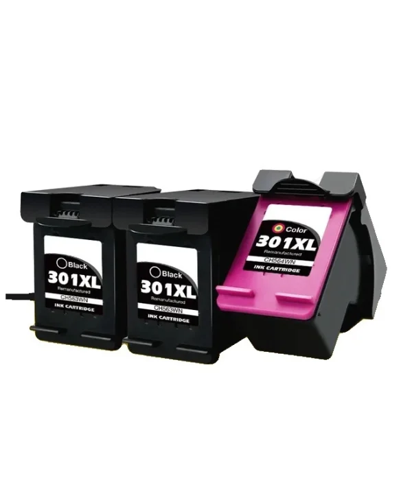 Hp 301xl Ink Cartridge Remanufactured High Yield 3pcs 15116
