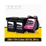 Hp 301xl Ink Cartridge Remanufactured High Yield 3pcs 15116 - Image 2