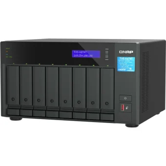QNap NAS Tower με 8 θέσεις για HDD/M.2/SSD και 2 θύρες Ethernet (TVS-H874T-I7-32G)