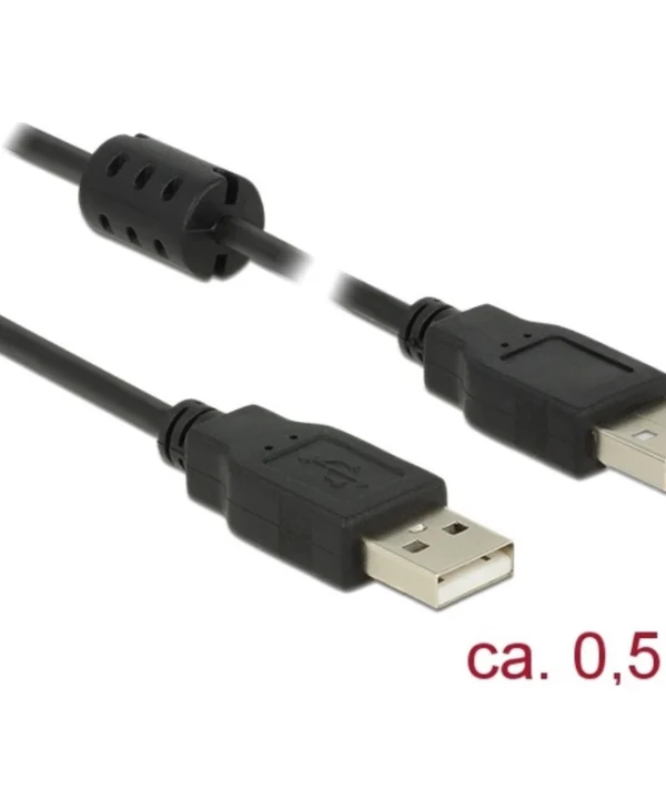 DeLock USB 2.0 Cable USB-A male - USB-A male 0.5m (84888)