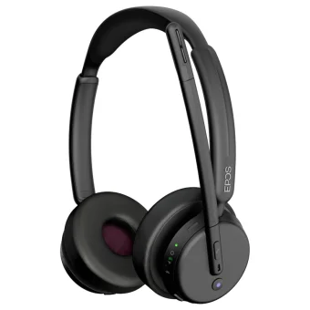 Epos Impact 500 MS UC Ασύρματα On Ear Multimedia Ακουστικά με μικρόφωνο και σύνδεση Bluetooth / USB-A / USB-C 1001490