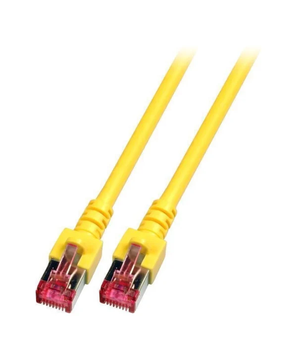 EFB S/FTP Cat.6a (Gigabit) Καλώδιο Δικτύου Ethernet 1.5m Κίτρινο K5511.1,5