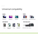Conceptronic Φορτιστής GaN με Θύρα USB-A και 2 Θύρες USB-C και Καλώδιο USB-C - USB-C 67W Power Delivery Λευκός (ALTHEA17W) - Image 10