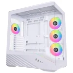 Lian Li Vector V100 Gaming Midi Tower Κουτί Υπολογιστή με Πλαϊνό Παράθυρο και ARGB Φωτισμό Λευκό G99.V100RW.01