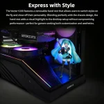 Lian Li Vector V100 Gaming Midi Tower Κουτί Υπολογιστή με Πλαϊνό Παράθυρο και ARGB Φωτισμό Λευκό G99.V100RW.01 - Image 6