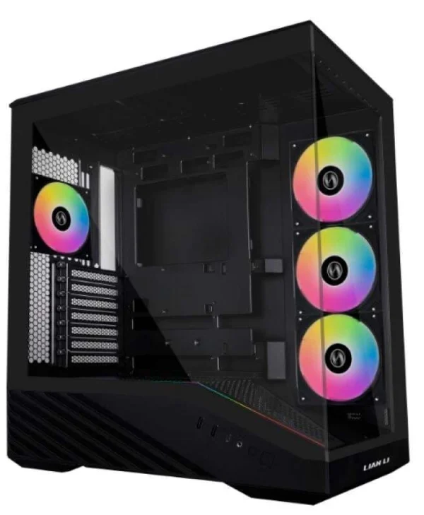 Lian Li Vector V100rx Gaming Midi Tower Κουτί Υπολογιστή με Πλαϊνό Παράθυρο Μαύρο G99.V100RX.01
