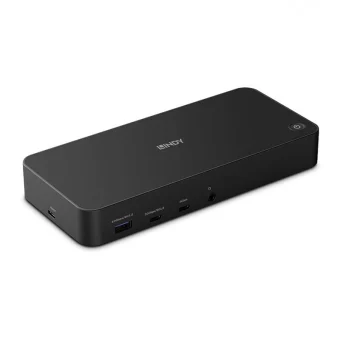 Lindy USB-C Docking Station με HDMI/DisplayPort 4K PD Ethernet και σύνδεση 3 Οθονών Μαύρο (43366) 8249326