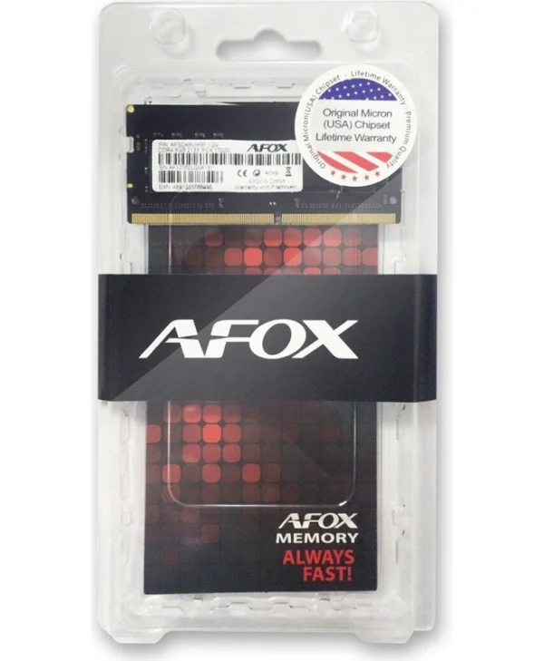 Afo DDR4 με Module 1x8GB και Ταχύτητα 2400 για Laptop AFSD48EK1P