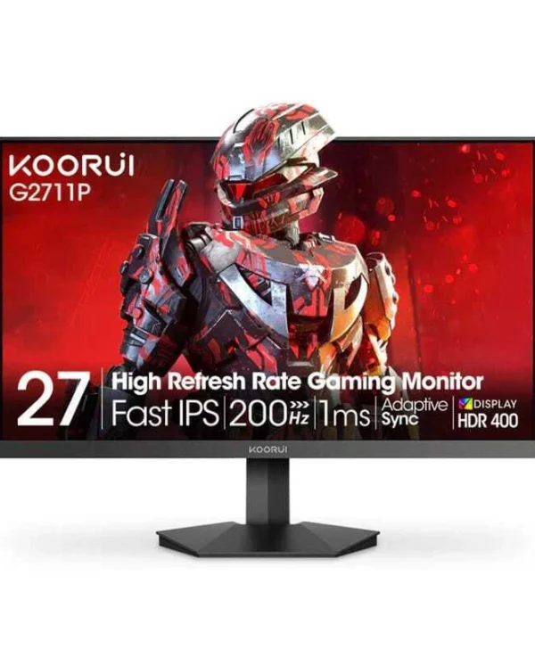 Koorui G2711P IPS HDR Gaming Monitor 27" FHD 1920x1080 200Hz με Χρόνο Απόκρισης 1ms GTG