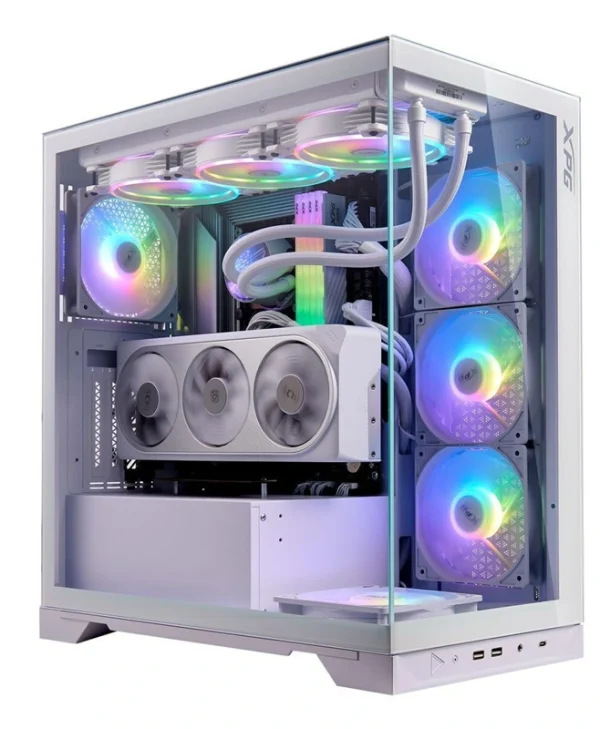 Adata Invader X Gaming Midi Tower Κουτί Υπολογιστή με Πλαϊνό Παράθυρο Λευκό 75261377
