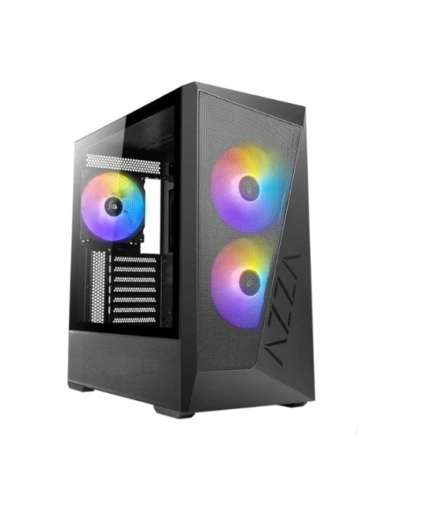Azza Reaver Gaming Midi Tower Κουτί Υπολογιστή με Πλαϊνό Παράθυρο Μαύρο CSAZ-225K01
