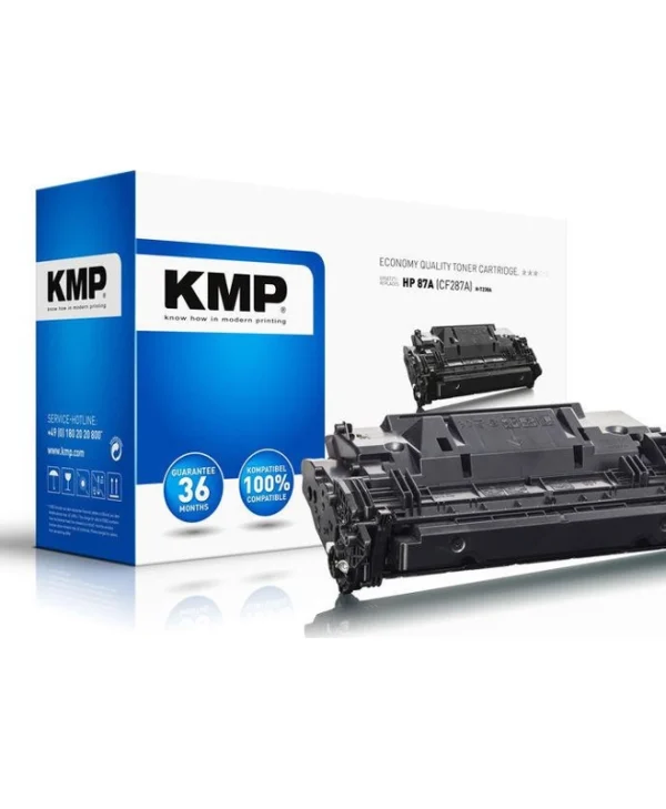 KMP H-T238A Συμβατό Toner για Laser Εκτυπωτή HP 87A 12000 Σελίδων Μαύρο 2540,4000