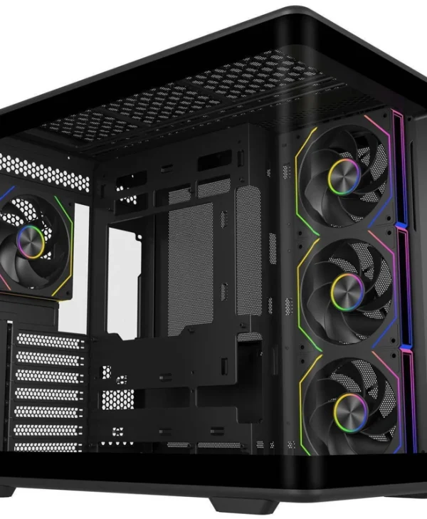 CoolerMaster Elite 600 Gaming Midi Tower Κουτί Υπολογιστή με Πλαϊνό Παράθυρο και ARGB Φωτισμό Μαύρο E600-KGNN-S01