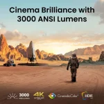 BenQ TK705i 9H.R0C77.57E Projector DLP 4K Ultra HD Λάμπας LED με Wi-Fi και Ενσωματωμένα Ηχεία - Image 7