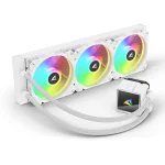Sharkoon S60 Υδρόψυξη AIO CPU με 3 Ανεμιστήρες 120mm και ARGB Φωτισμό Λευκή 4044951044955 - Image 2