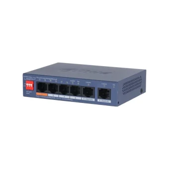 Dahua CS4006-4GT-60 V2 Managed L2 PoE Switch με 6 Θύρες Gigabit (1Gbps) Ethernet CS4006-4GT-60-V2