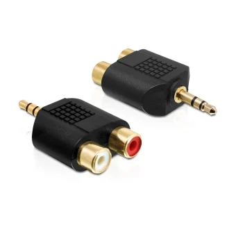 DeLock Μετατροπέας 3.5mm male σε RCA 2x female 1τμχ 65365