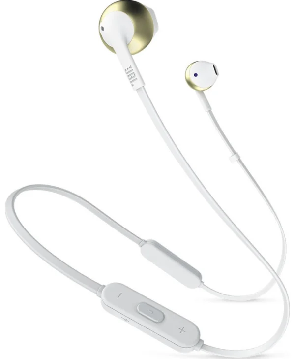 JBL T205BT Earbud / In-ear Bluetooth Handsfree Ακουστικά Χρυσά JBLT205BTCGD