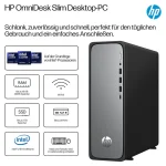 HP OmniDesk Desktop PC (i5-14400/16GB DDR4/512GB SSD/W11 Home) BX8C6EA#ABD - Image 4