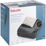 Beurer HD 82 Stockholm Ημίδιπλη Ηλεκτρική Κουβέρτα Πλενόμενη Γκρι 100W 130x180εκ. 40051 - Image 3