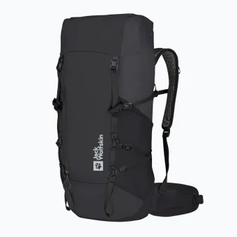 Jack Wolfskin Ορειβατικό Σακίδιο 25lt Αδιάβροχο Μαύρο Daypack 2020061_6350_OS