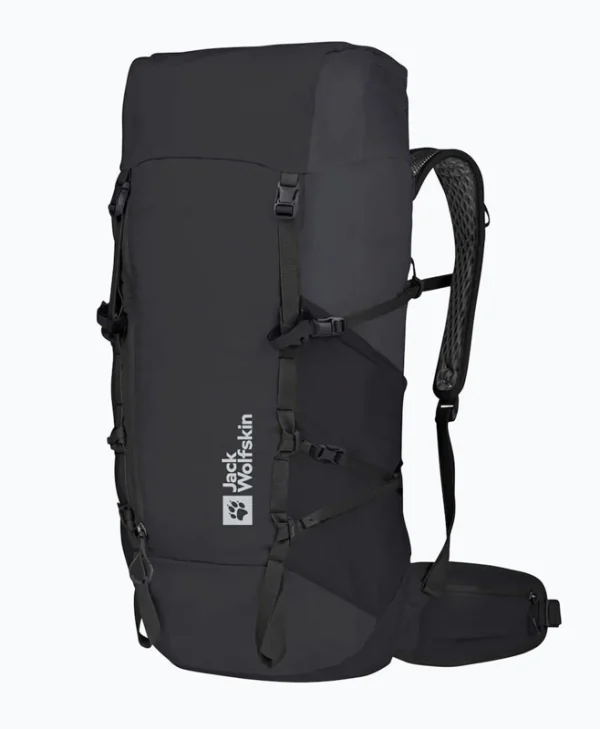 Jack Wolfskin Ορειβατικό Σακίδιο 25lt Αδιάβροχο Μαύρο Daypack 2020061_6350_OS