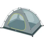 Jack Wolfskin Καλοκαιρινή Σκηνή Camping Igloo Ασημί 3008031_5155_OS
