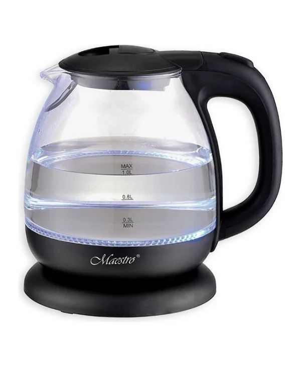 Maestro Βραστήρας 1lt 1100W Μαύρος MR-055-BLACK