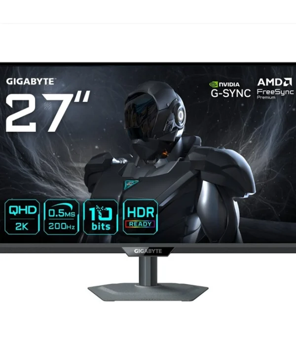 Gigabyte G27Q20 EK IPS HDR Gaming Monitor 27" QHD 2560x1440 200Hz με Χρόνο Απόκρισης 0.5ms GTG