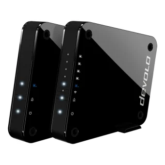 Bridge Repeater Devolo Gigagate Starterkit 2er Set High Speed Wlan Max 2000 Mb GigaGate Starterkit
