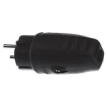 Φις Ρεύματος Bachmann Protective Rubber Plug Black Without Kink Protection Mountable 913.171