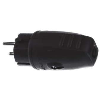 Φις Ρεύματος Bachmann Protective Rubber Plug Black Without Kink Protection Mountable 913.171