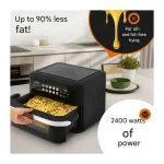 Profi Cook Air Fryer με Διπλό Αποσπώμενο Κάδο 10lt Μαύρο 501313 - Image 3